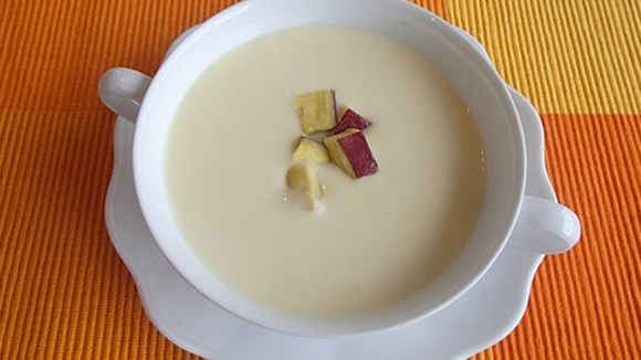 さつまいものクリームポタージュ