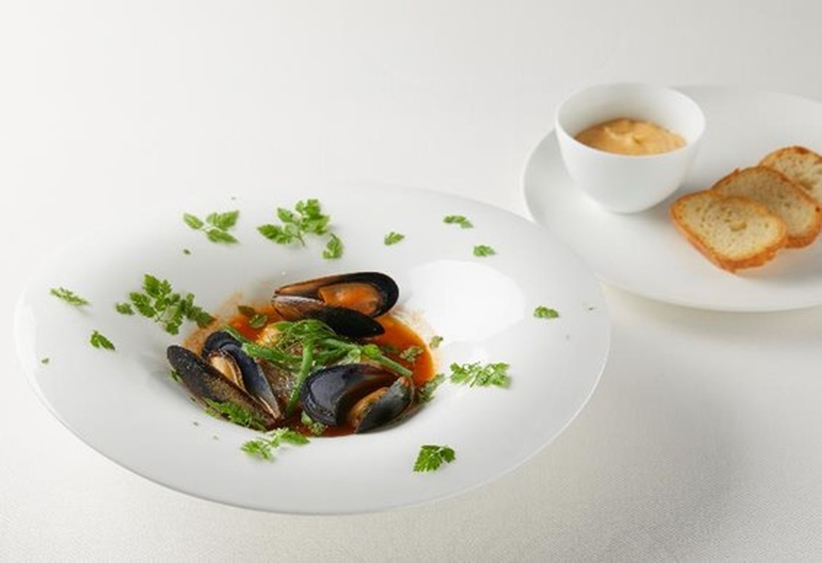 金目鯛とムール貝のブイヤベース  アイオリソース