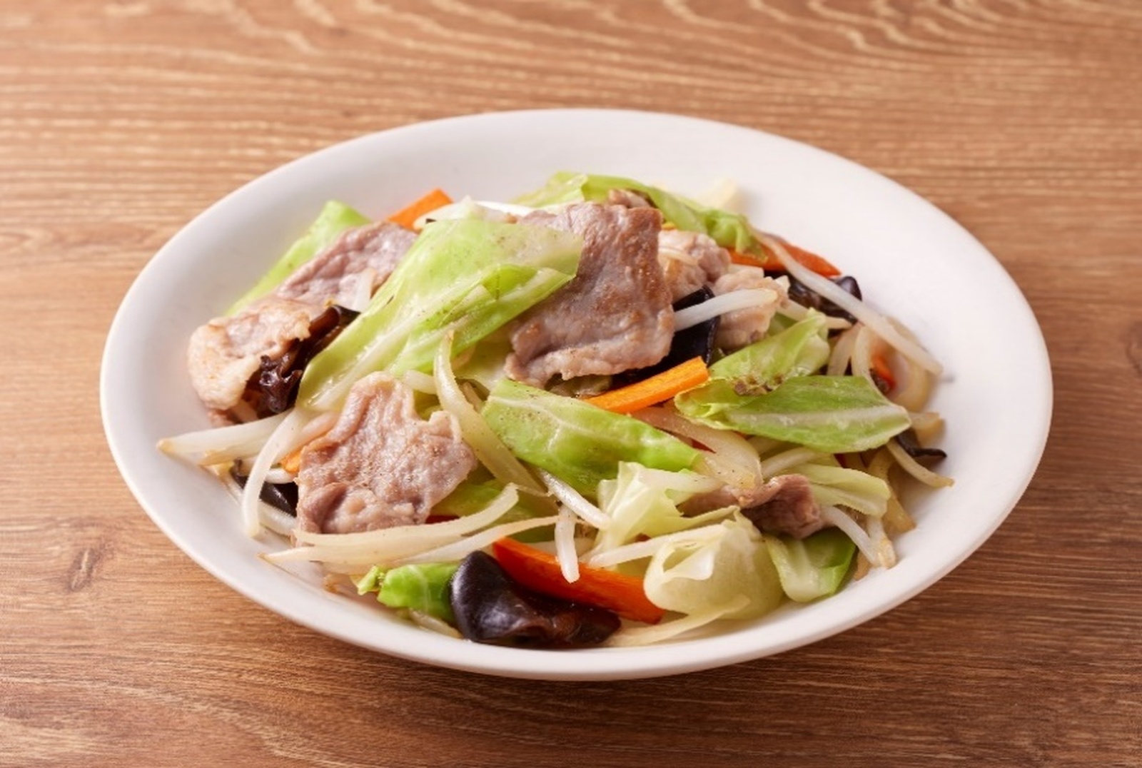 炭火焼き風味の野菜炒め