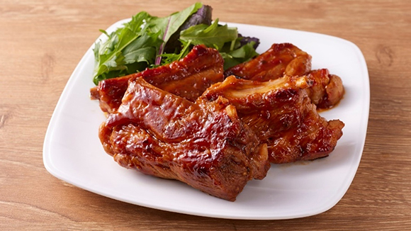 豚肉のバーベキューソース焼き